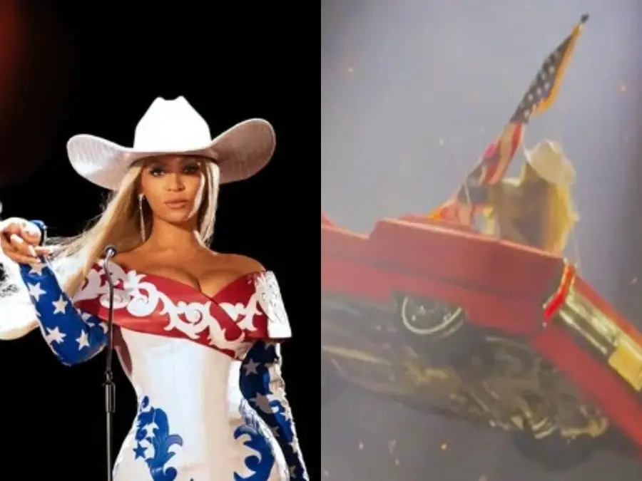 Beyonce escapes major mishap after car malfunctions mid-air during Cowboy Carter Tour
