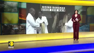 Kenyan women turn banana waste into beauty