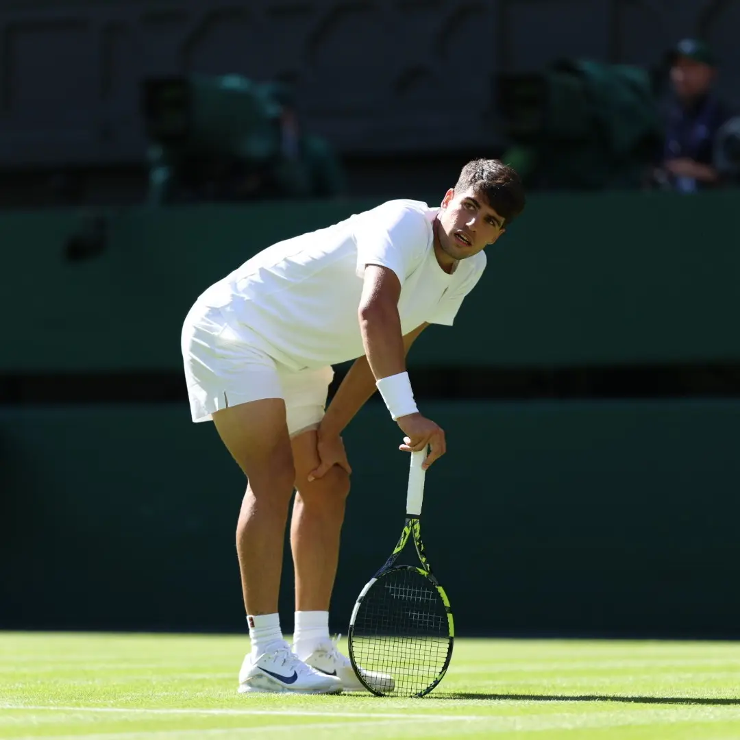Wimbledon 2025: Alcaraz stops mid-match to offer water to fan, leads crowd to applause Fognini after win - WATCH