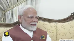 Prime Minister Narendra Modi meets President John Mahama of Ghana