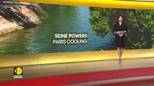 Europe Heatwave: Louvre Chilled By River 
