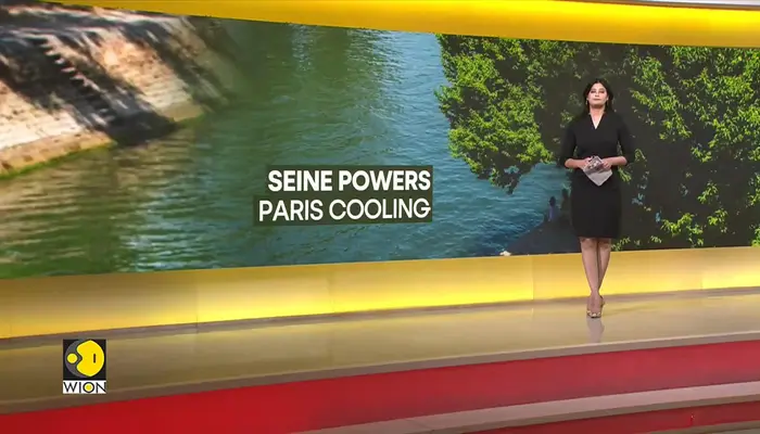 Europe Heatwave: Louvre Chilled By River 