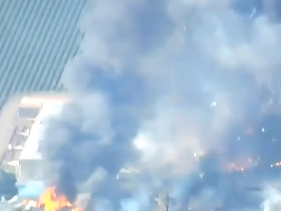 Shocking video captures the moment when fireworks facility explodes in US' Yolo County - WATCH