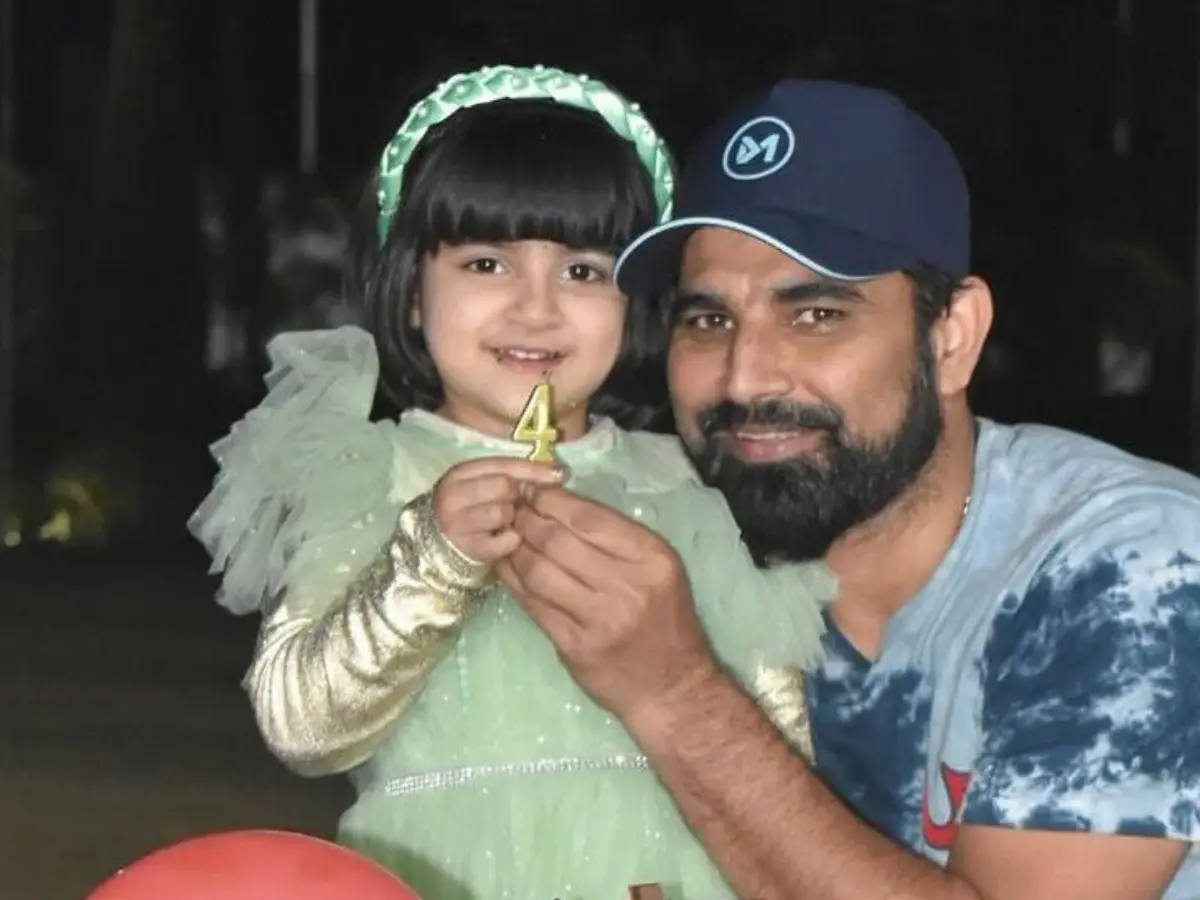 Shami met his daughter in 2024
