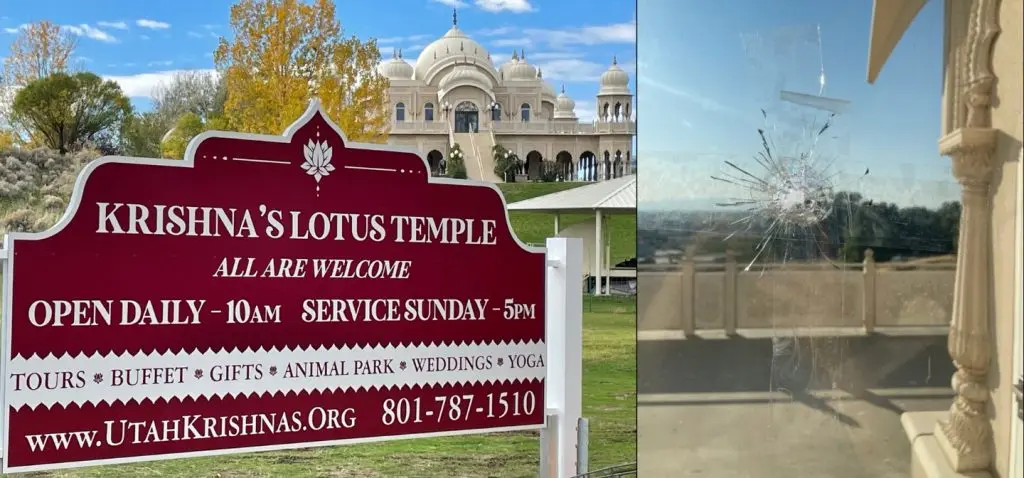 Hate crime? ISKCON temple in Utah riddled with '20 to 30' bullets while devotees were inside