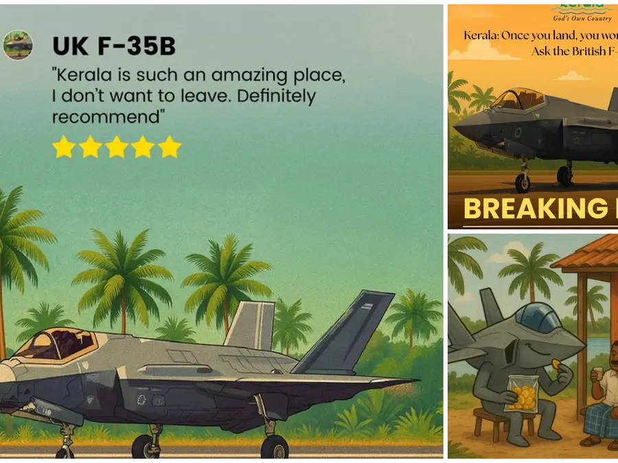 F-35 says 'don't want to leave' Kerala in tourism dept's tongue-in-cheek social media post on stranded UK fighter jet, meme fest follows