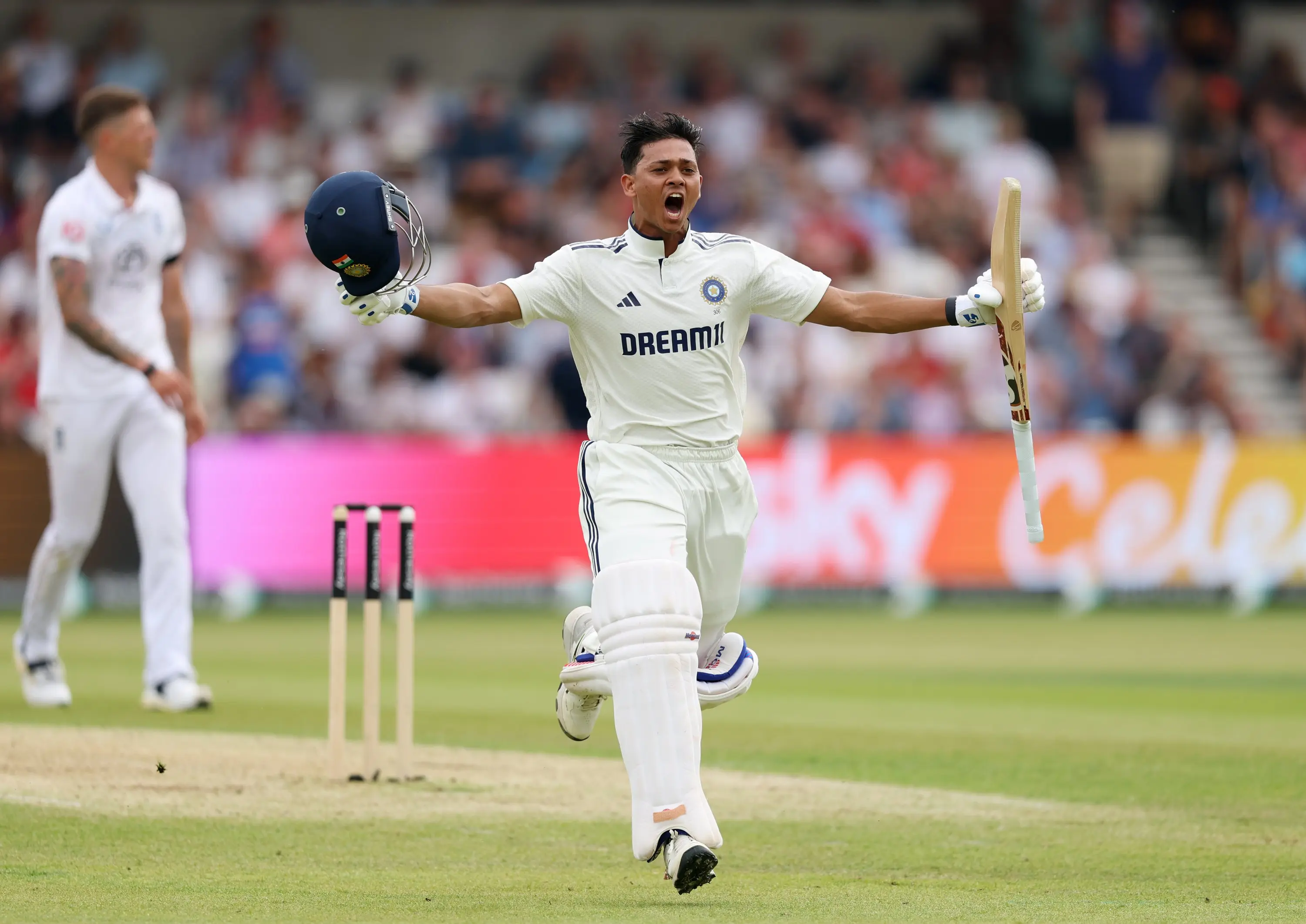 Jaiswal joins elite list with 50 in second Test