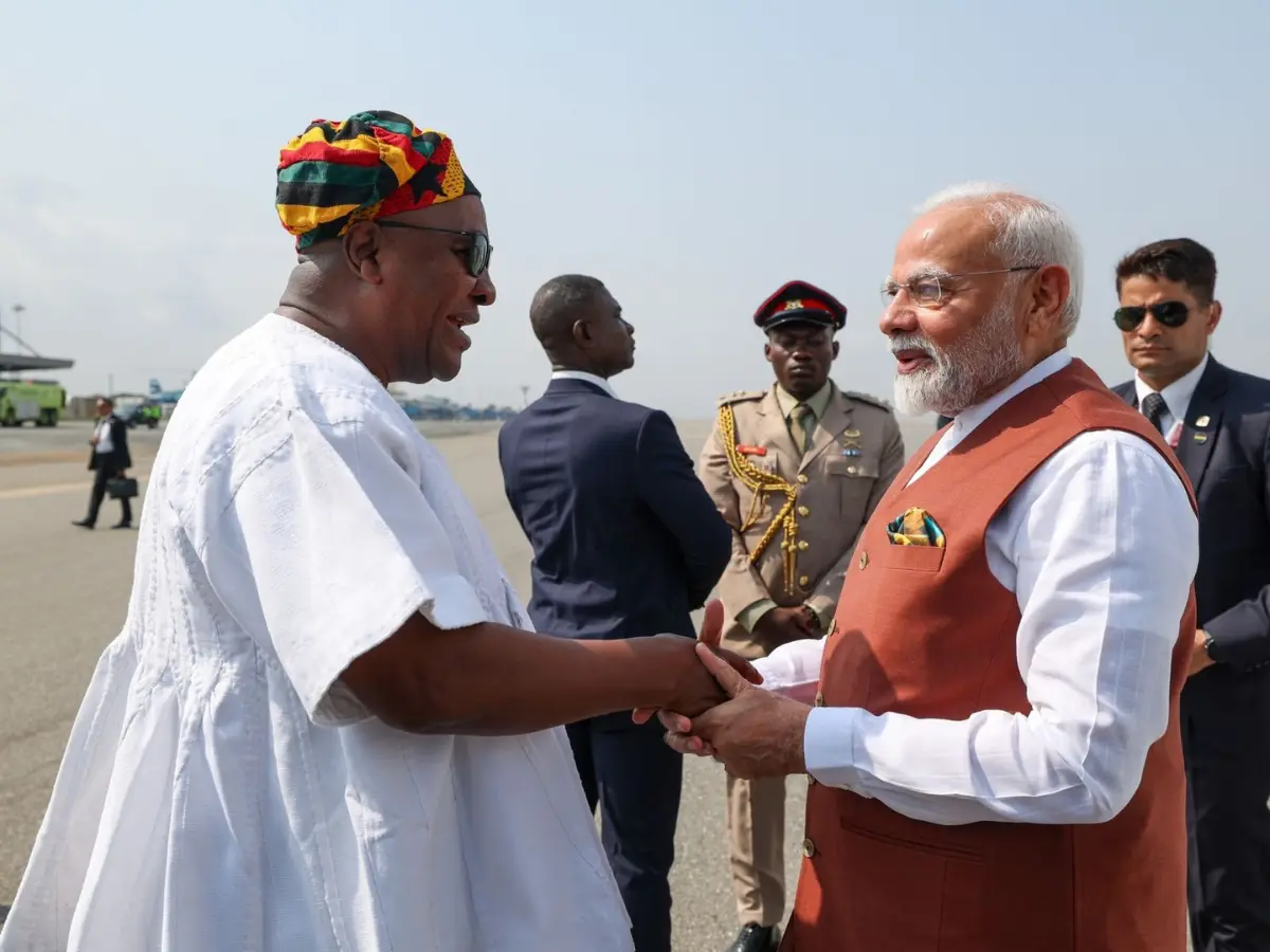 1st Indian PM to visit Ghana in 30 years