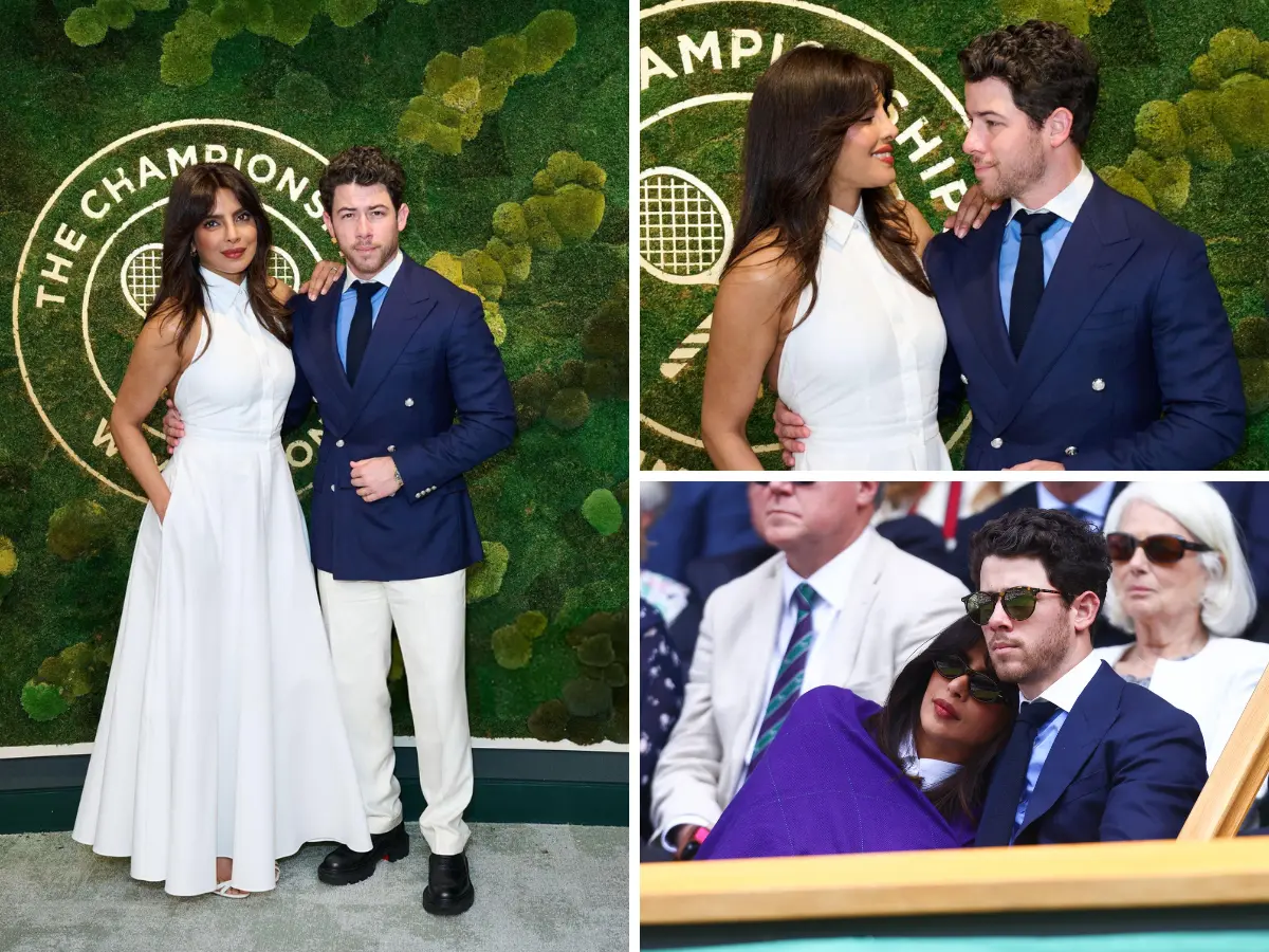Priyanka Chopra steals the limelight in an all-white look as she attends Wimbledon 2025 with husband Nick Jonas
