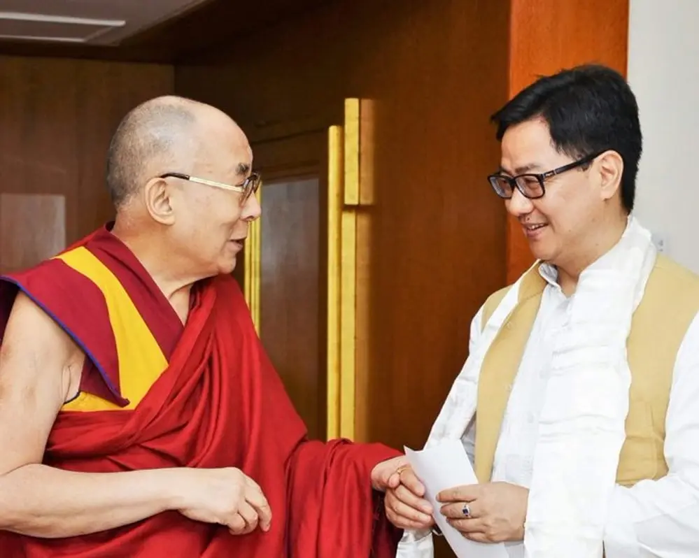 Only Dalai Lama and conventions established by him can decide his successor: Rijiju snubs China