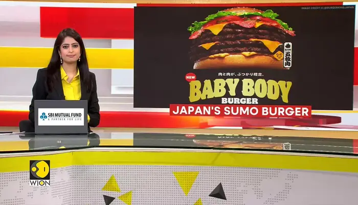 1900-calorie burger crafted to pay tribute to Japan's Sumo wrestling sports 