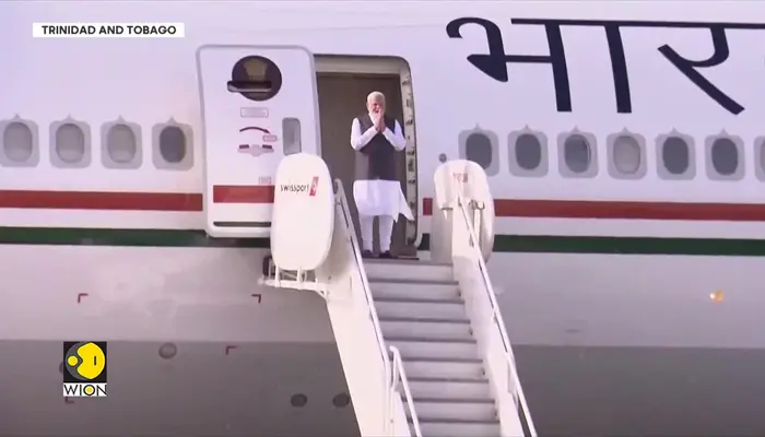 PM Modi welcomed in Trinidad and Tobago with Bhojpuri Chautaal, celebrates cultural bond