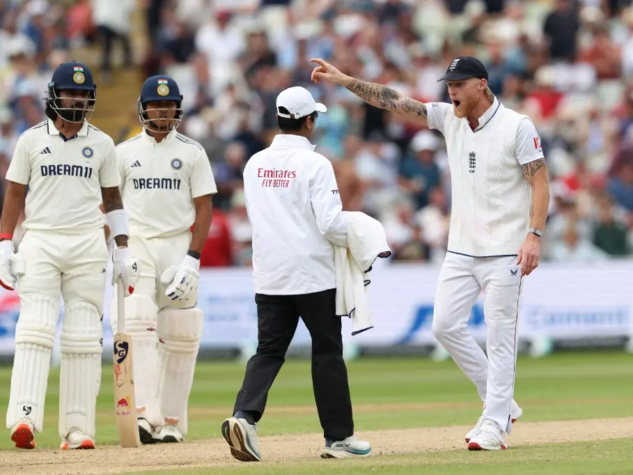 IND vs ENG: Drama at Edgbaston! Stokes charges at umpire after Jaiswal's late DRS call IND vs ENG: Drama at Edgbaston! Stokes charges at umpire after Jaiswal's late DRS call