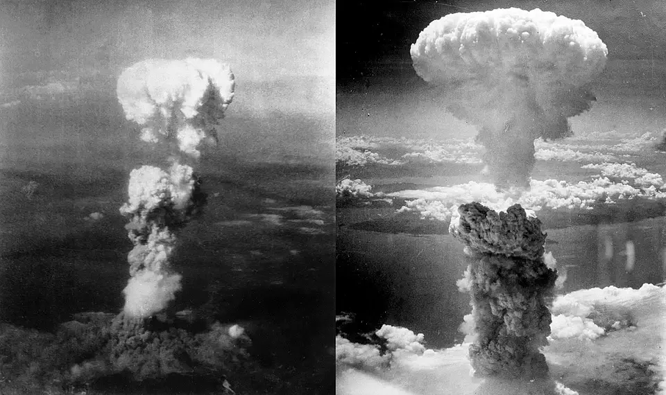 The Atomic Bombings of Hiroshima and Nagasaki (1945)