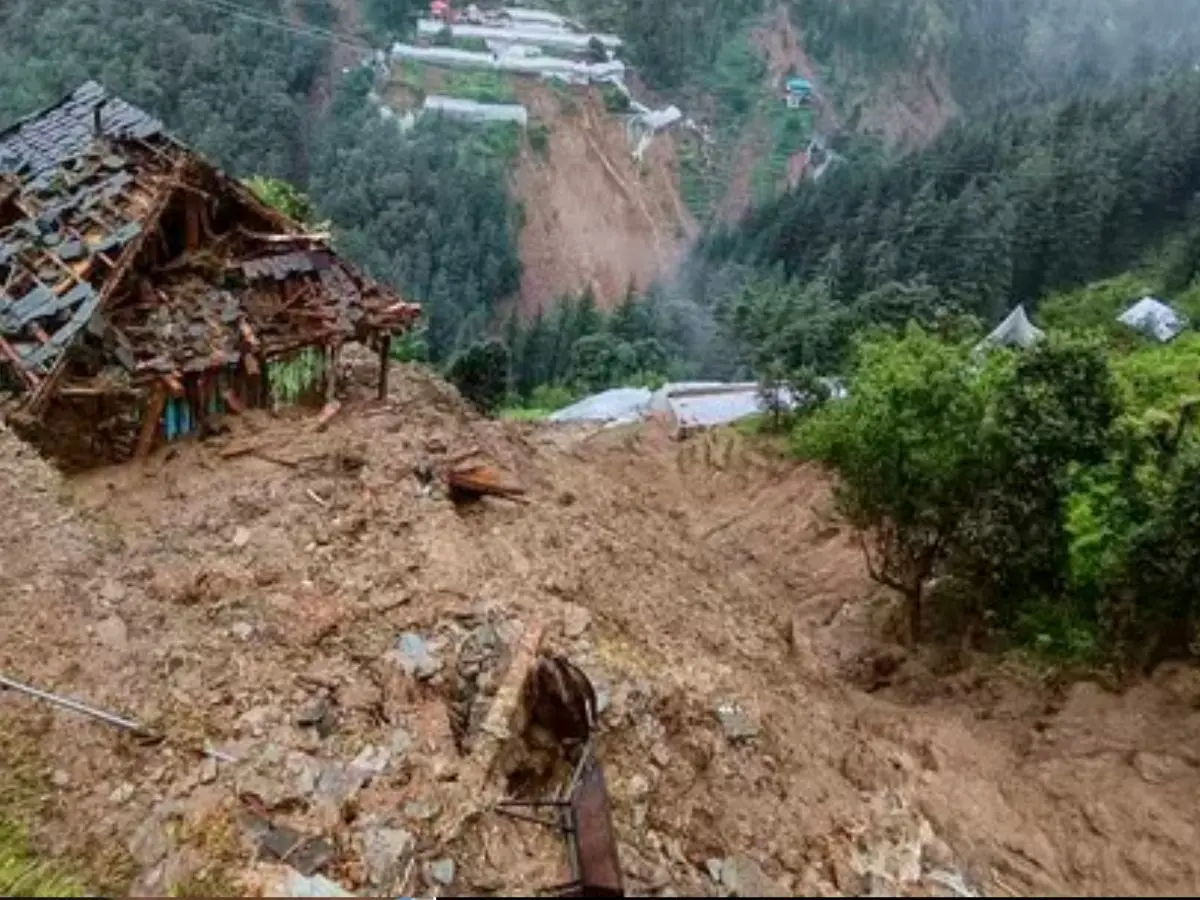 Cloudburst in Himachal's Mandi wipes out family, 10-month-old girl found alive by neighbours