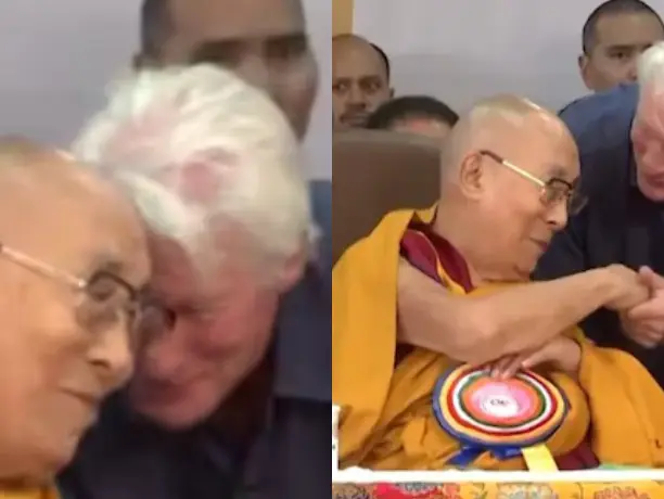 Hollywood actor Richard Gere seeks blessings from Dalai Lama at his 90th birthday | Watch Hollywood actor Richard Gere seeks blessings from Dalai Lama at his 90th birthday | Watch