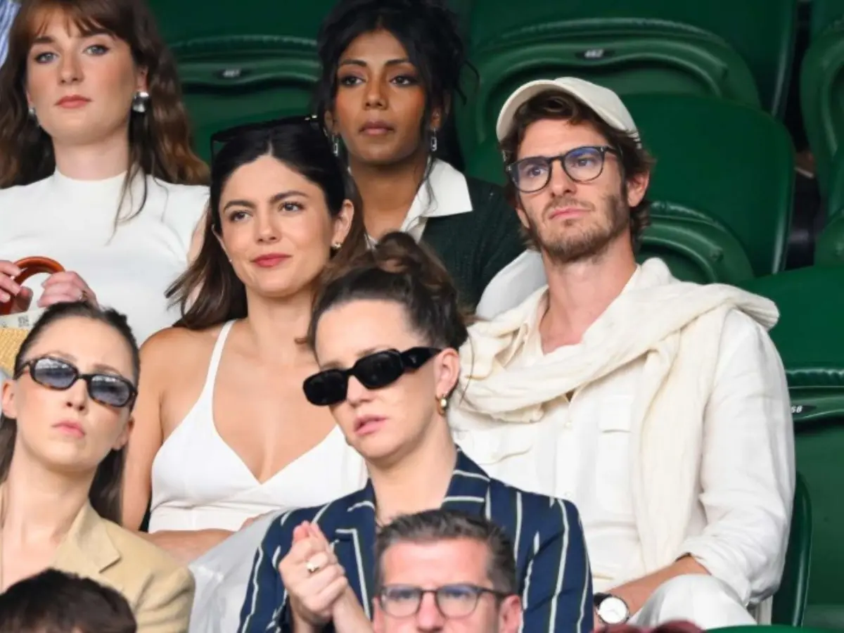 Andrew Garfield makes his relationship official with Monica Barbaro at Wimbledon Championship Andrew Garfield makes his relationship official with Monica Barbaro at Wimbledon Championship