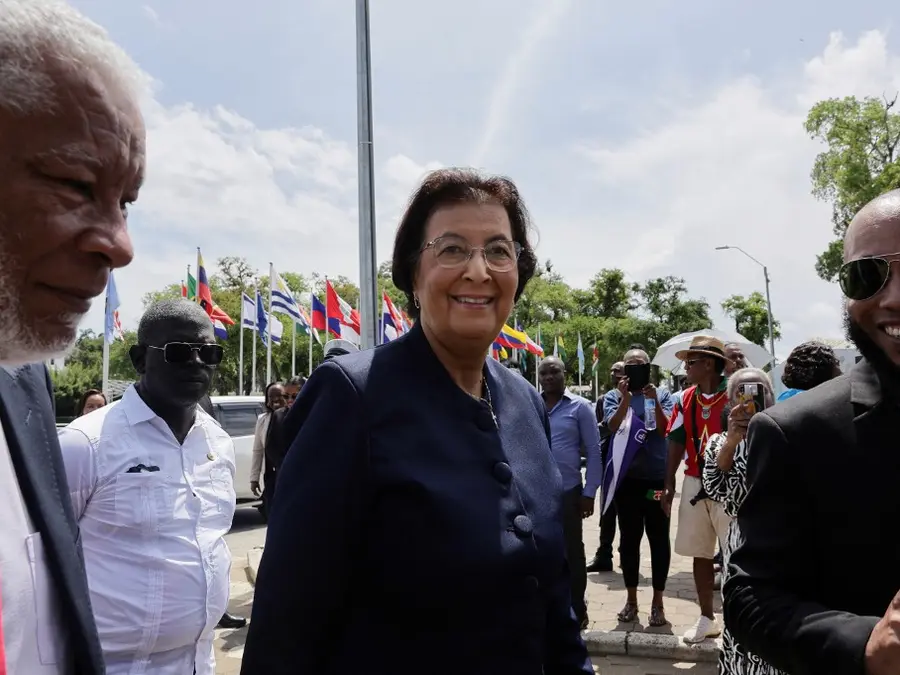 Jennifer Geerlings-Simons elected as Suriname's first woman president after rivals back down