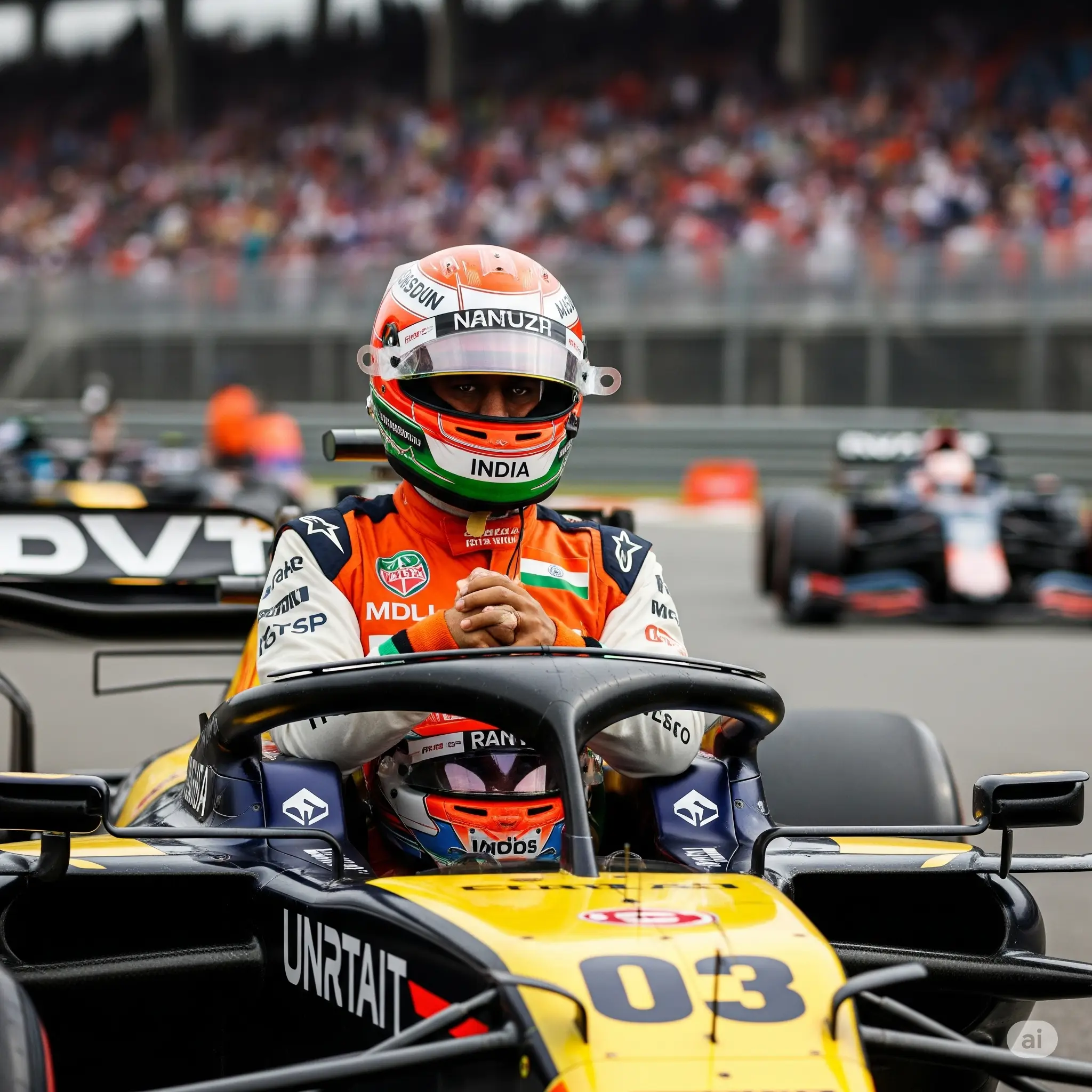 MS Dhoni as Indian Driver