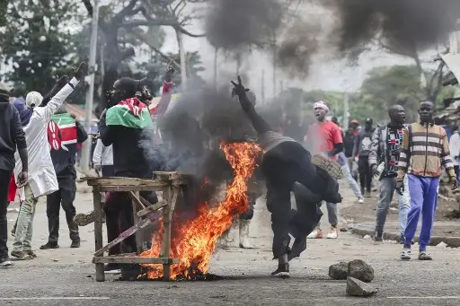Nairobi tense as large police presence blocks protesters