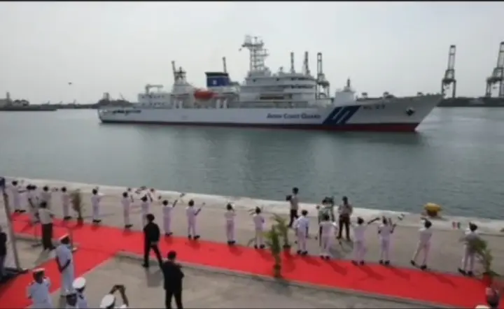 Japanese Coast Guard ship Itsukushima arrives in Chennai on week-long visit