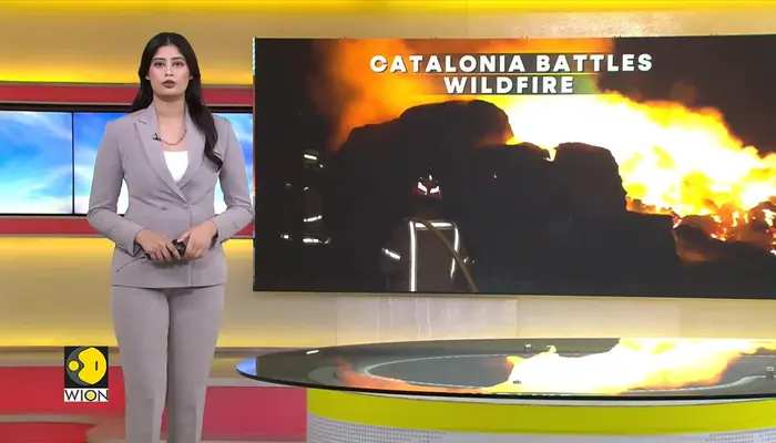 Wildfire breaks out in Spain's Catalonia