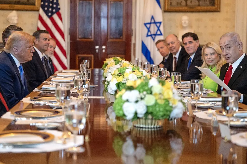 Trump pushes for Gaza ceasefire at White House dinner, Netanyahu says ‘we don’t care’ about Palestinian statehood