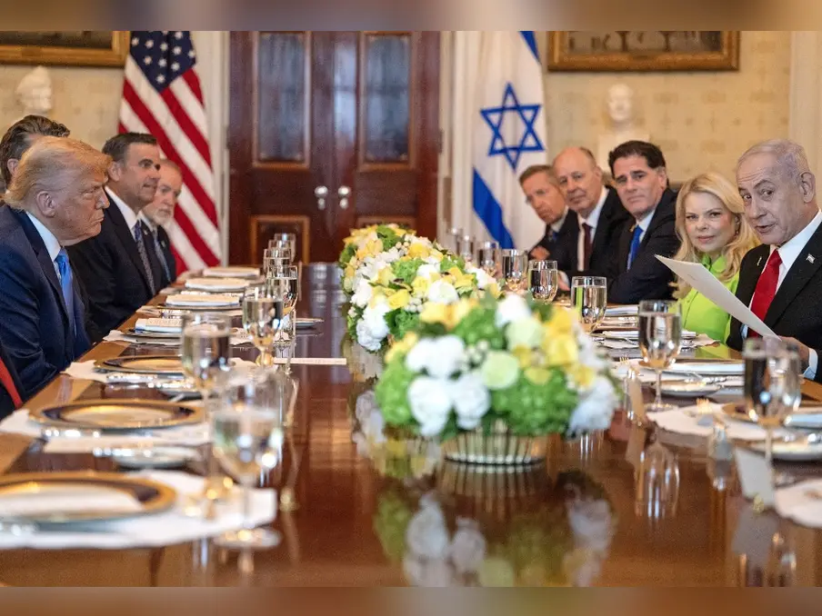 Trump pushes for Gaza ceasefire at White House dinner, Netanyahu says ‘we don’t care’ about Palestinian statehood