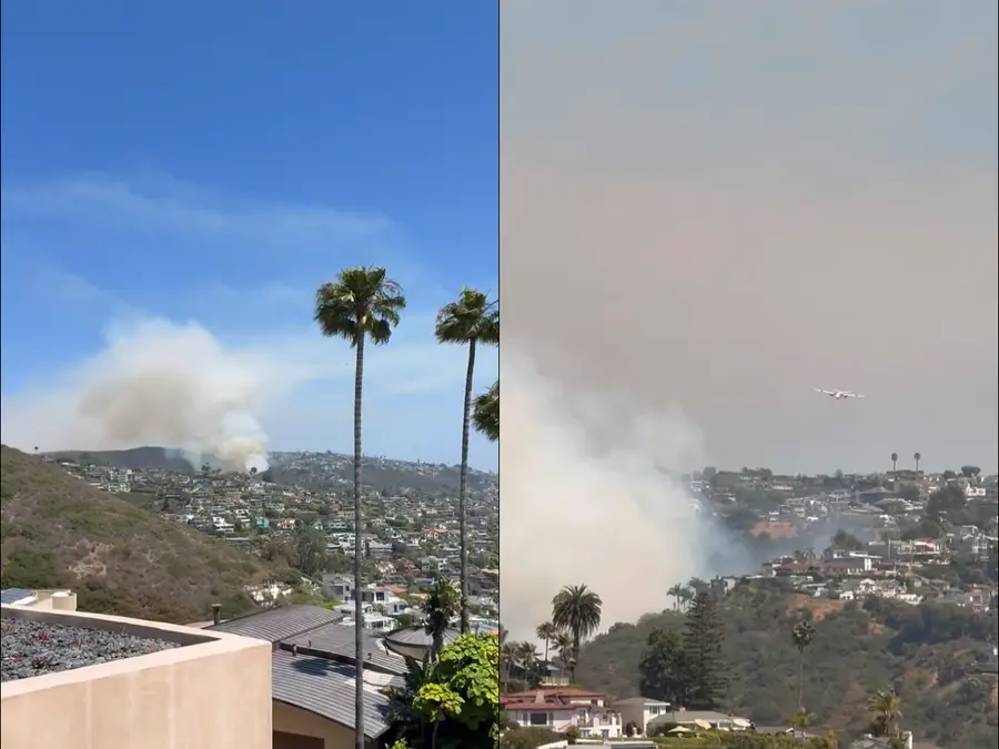 Laguna Beach fire sparks emergency evacuations, highest Level 3 alert issued. Watch visuals of Rancho Fire here
