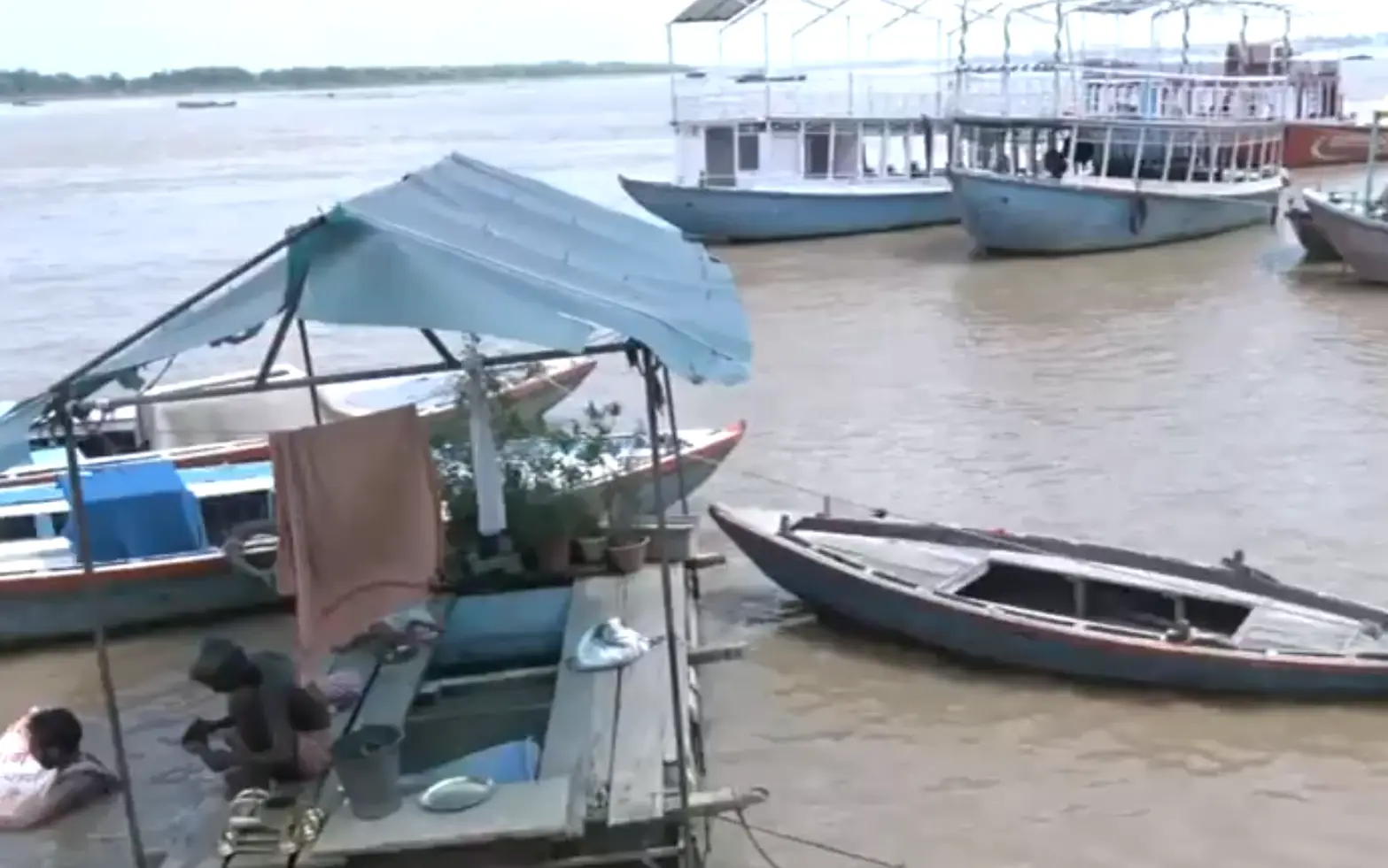 Ghats submerged