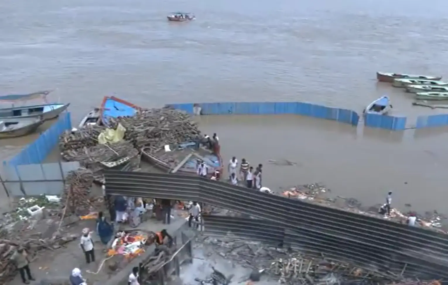 Cremation sites under water