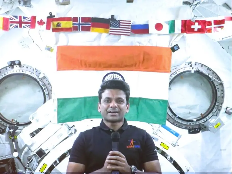 ‘Maybe one of you will become first Indian on moon’: Shubhanshu Shukla motivates students from ISS