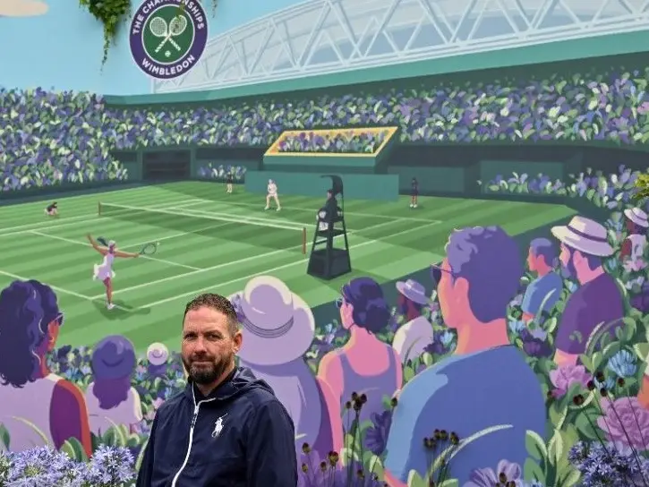 Meet Martyn Falconer, the man who makes Wimbledon shine. Who is he? Meet Martyn Falconer, the man who makes Wimbledon shine. Who is he?