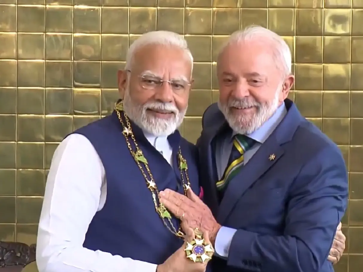 PM Modi conferred with Brazil’s highest civilian award as Delhi, Brasilia cement ties PM Modi conferred with Brazil’s highest civilian award as Delhi, Brasilia cement ties