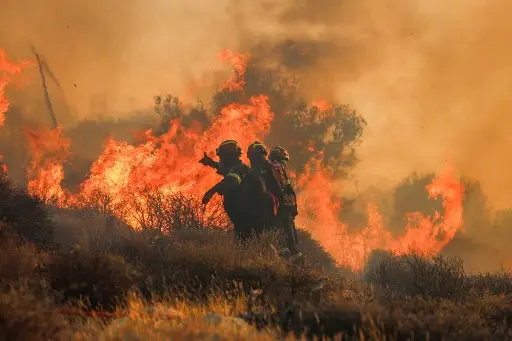 Greece wildfires