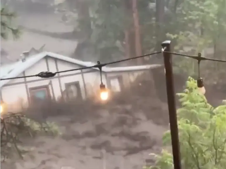 After Texas, flash floods hit New Mexico; River over flows, houses swept away in Ruidoso Village After Texas, flash floods hit New Mexico; River over flows, houses swept away in Ruidoso Village