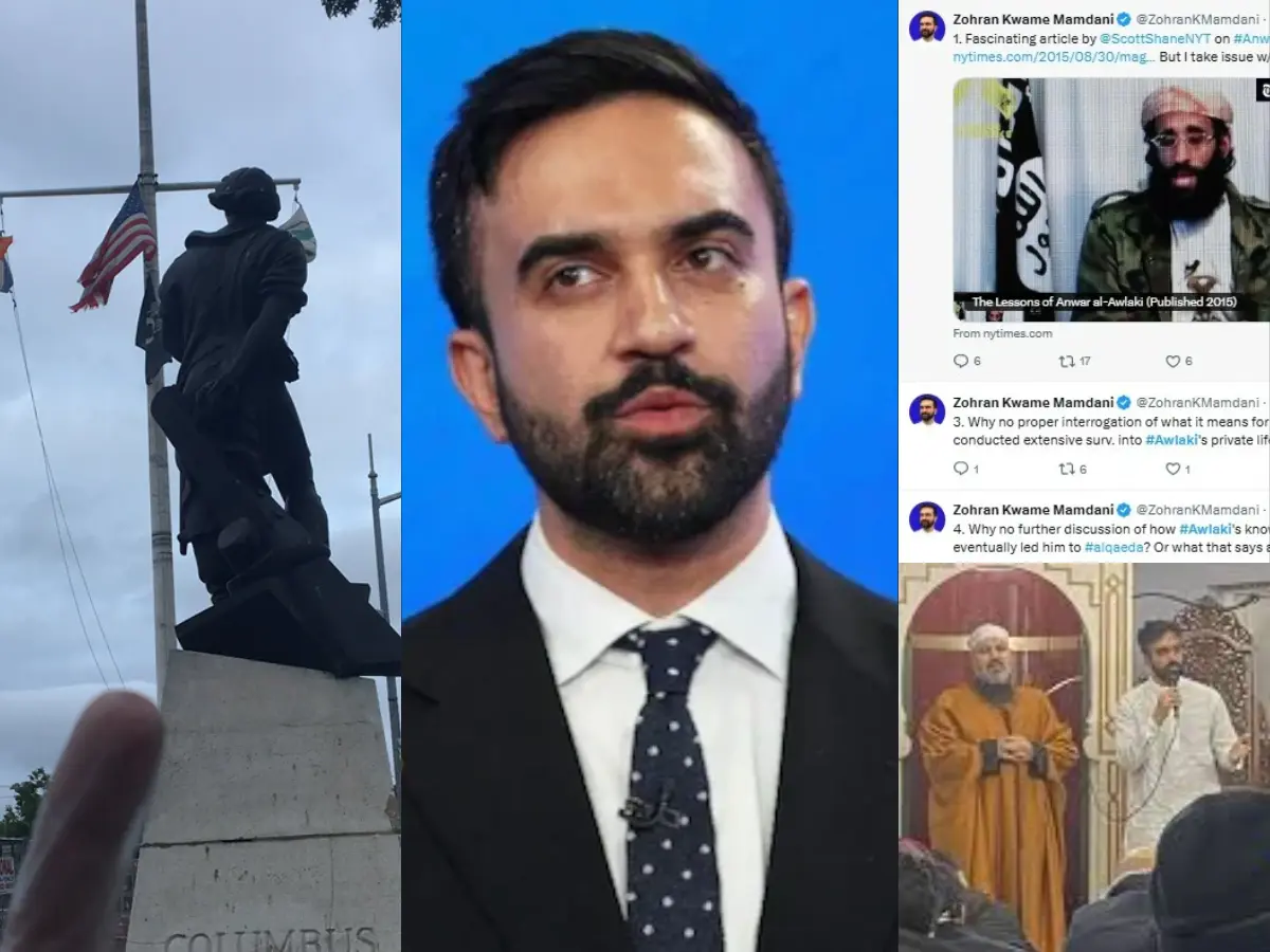 Middle finger to Columbus, pic with anti-Israel cleric, questions on al-Qaeda terrorist: When Mamdani landed into controversy for social media posts Middle finger to Columbus, pic with anti-Israel cleric, questions on al-Qaeda terrorist: When Mamdani landed into controversy for social media posts