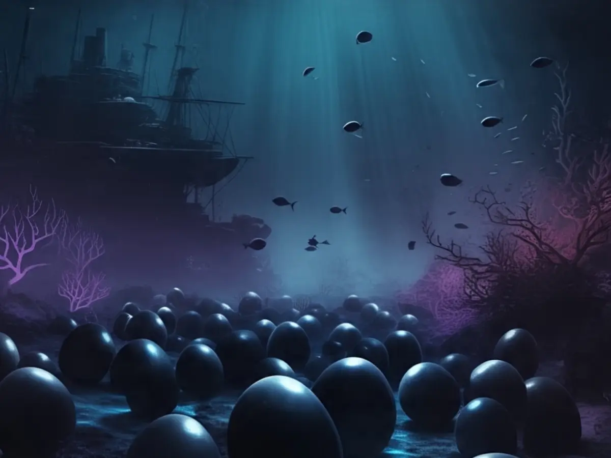 Scientists stumbled upon four pitch-black eggs 20,000 feet below ocean. They turned out to be...