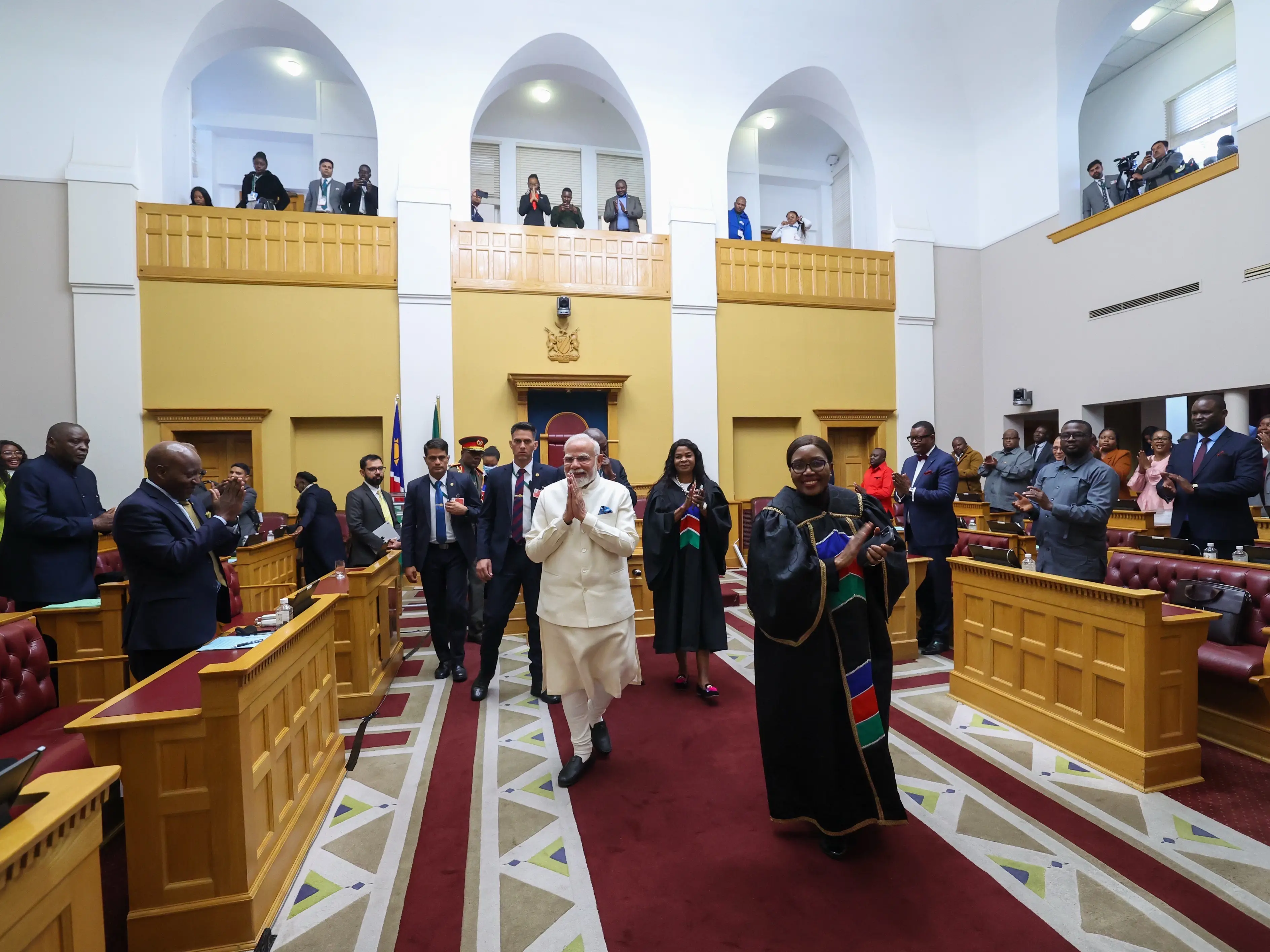 We are part of Global South, our people share hope and dreams: PM Modi in Namibia Parliament We are part of Global South, our people share hope and dreams: PM Modi in Namibia Parliament