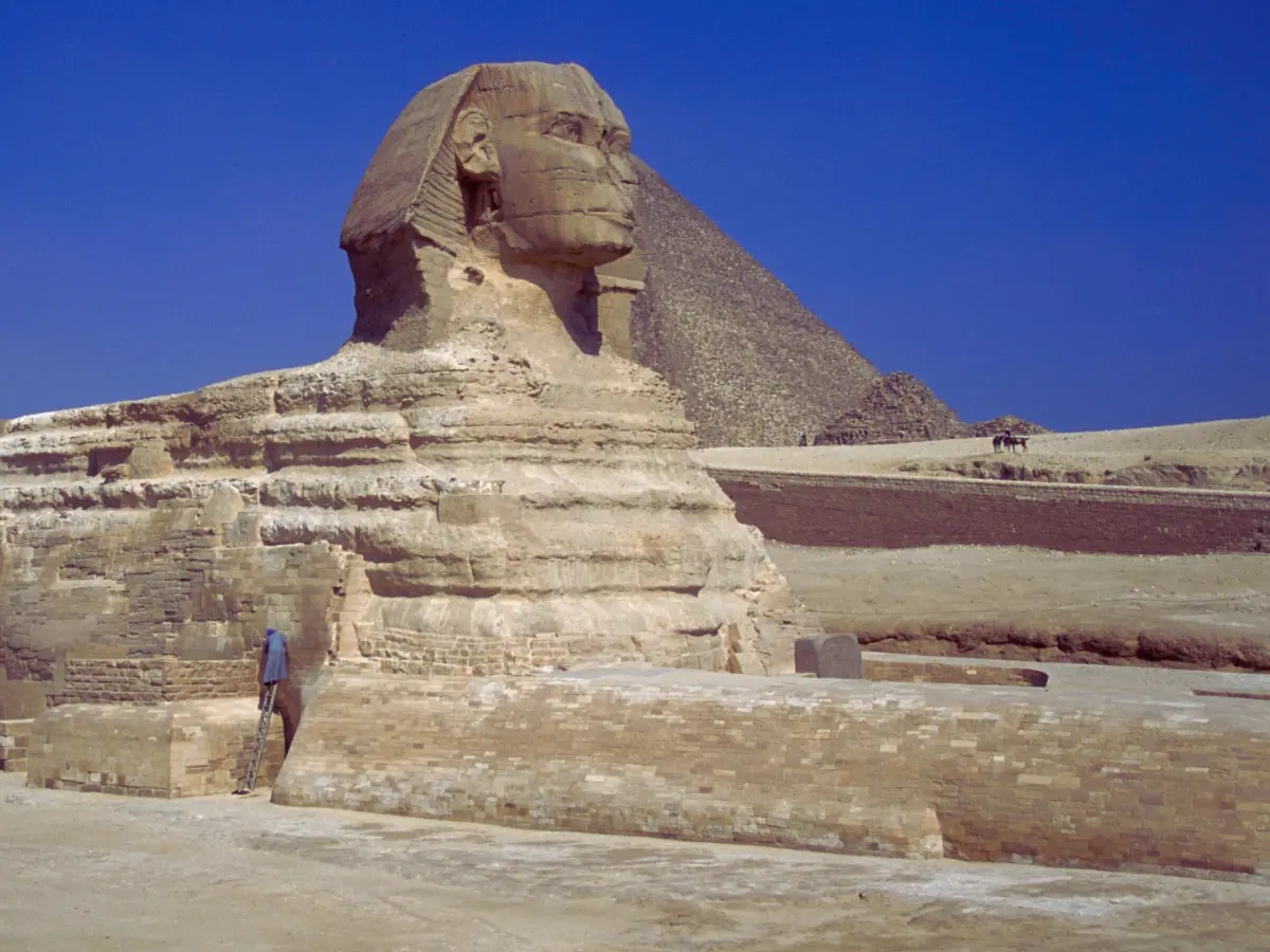 Claims of underground city under pyramids get a boost as scientists detect secret chambers under Great Sphinx