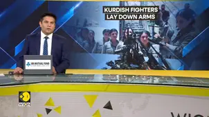PKK fighters lay down arms in symbolic ceremony in Northern Iraq