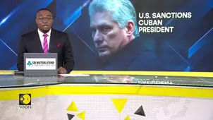 Sanctions on Cuban President over crackdown on 2021 anti-govt protests in Cuba 