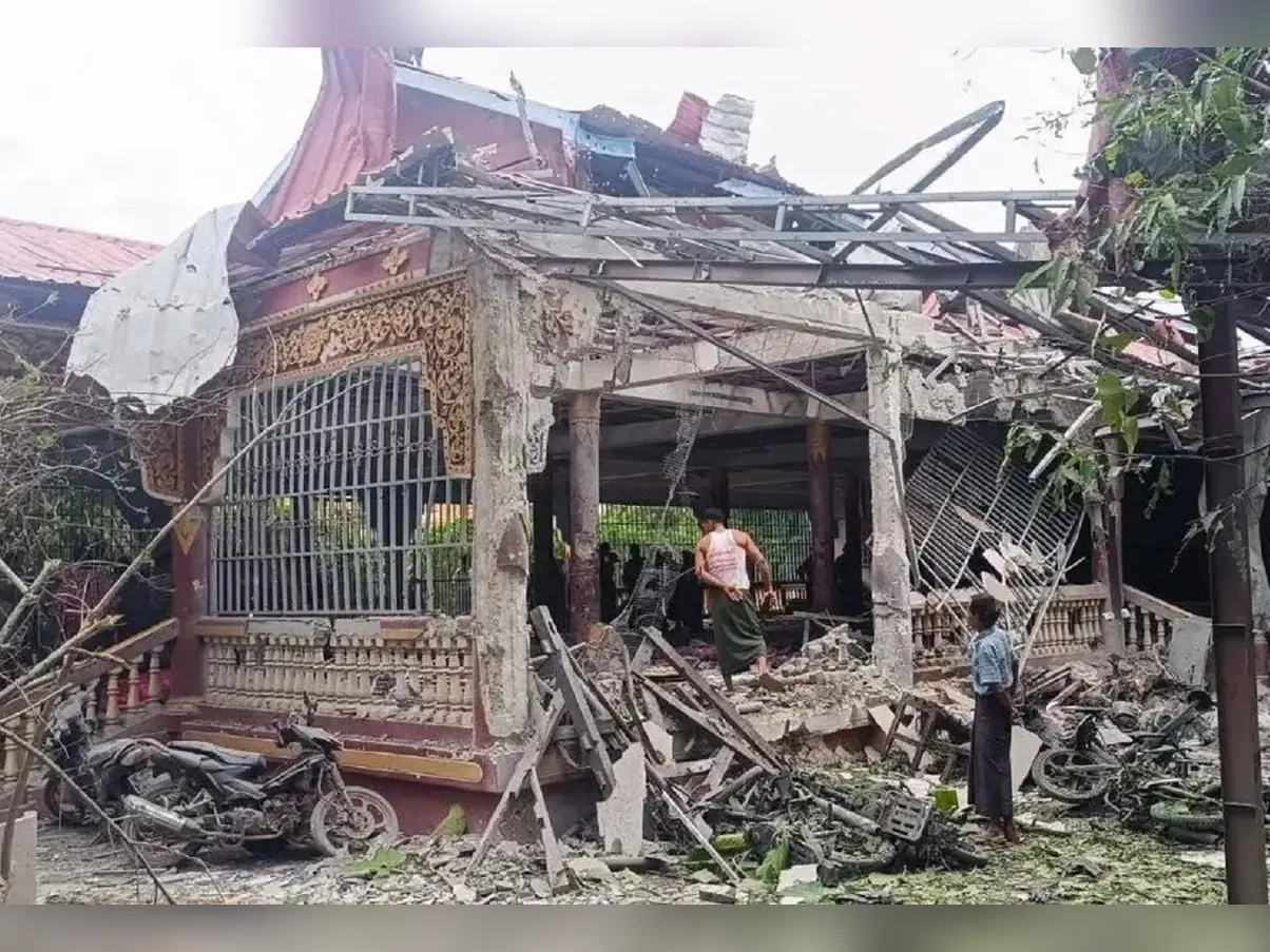 Airstrike on Buddhist monastery in Myanmar kills 23, including four kids
