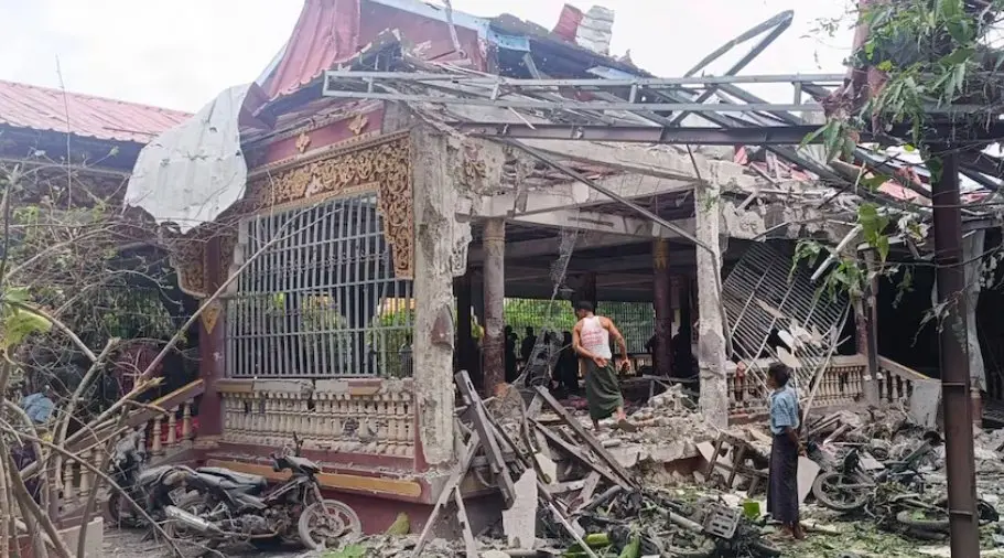 'They thought it was safe at a Buddhist monastery': 22 people, including children, killed in Myanmar air strike