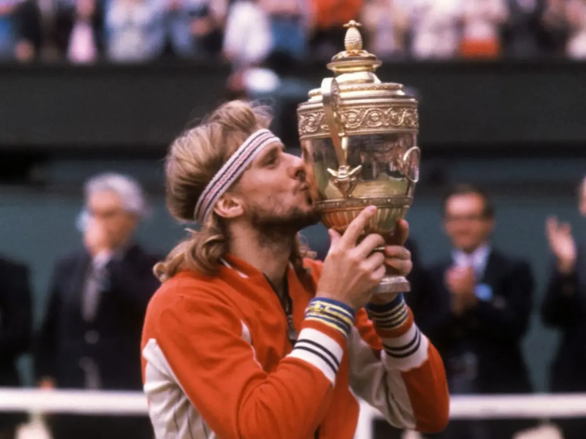 1. Bjorn Borg (1976 – 1980) – 5 titles