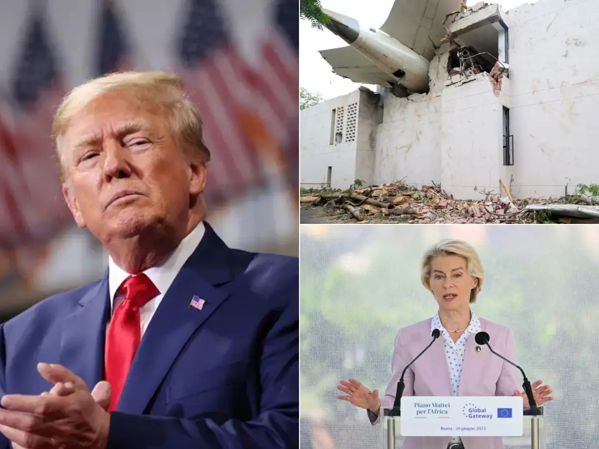 Top 10 world news: Trump announces 30% tariffs on EU, Mexico; Air India crash updates, and more