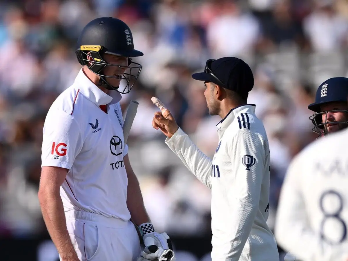 ‘Grow some F**ing B***s’: Gill to Crawley after English batter wastes time late on day 3 at Lord’s – WATCH
