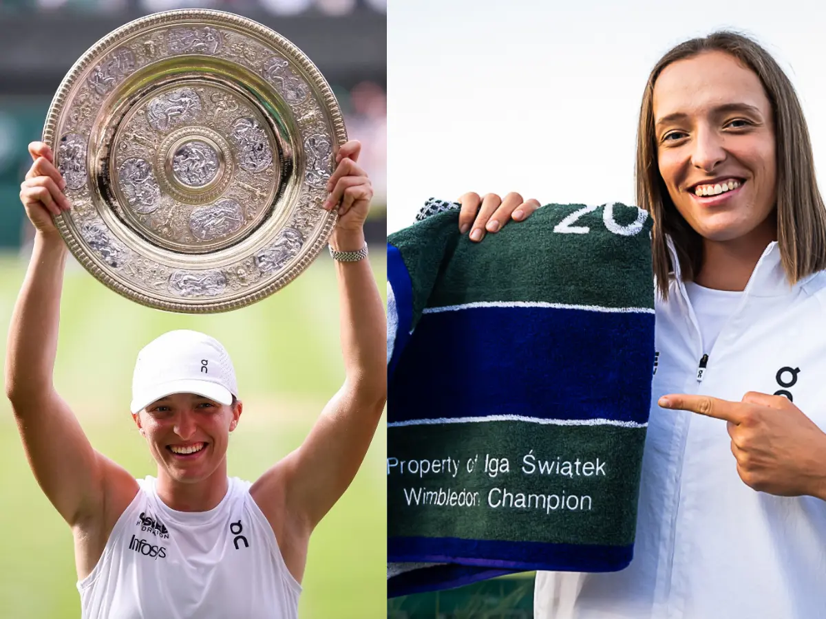 Why was 'towel thief' Iga Swiatek gifted personalised souvenir after historic Wimbledon win? All you need to know Why was 'towel thief' Iga Swiatek gifted personalised souvenir after historic Wimbledon win? All you need to know