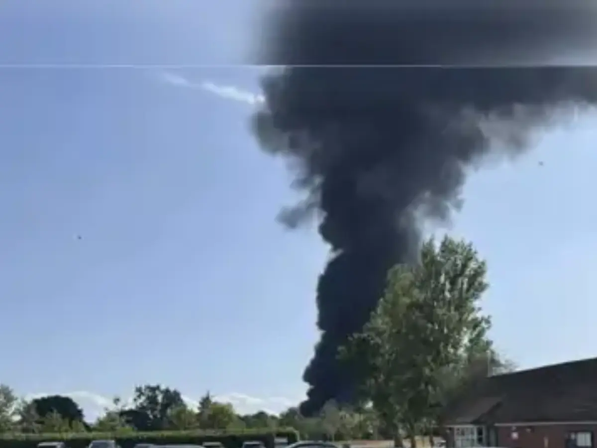 Other flights cancelled; Emergency services at the spot