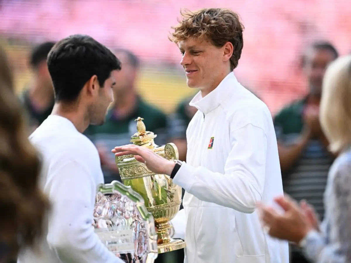'I keep looking up to him': Wimbledon champion Jannik Sinner full of praise for Carlos Alcaraz 'I keep looking up to him': Wimbledon champion Jannik Sinner full of praise for Carlos Alcaraz